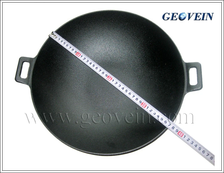 Pre-seasoned 2 handles Cast Iron big saute pan