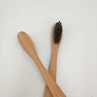 Natural bamboo charcoal bamboo bristle firm bristle bamboo toothbrush
