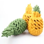 Very cute and durable pineapple shapes dog chew toy ball