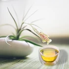 heat resistant double wall borosilicate glass tea cup