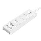 TUYA USA wifi smart home power strip 4 usb 4 AC outlets