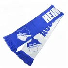 Bundesliga football team custom knitted acrylic Hoffenheim football scarf