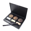 No logo Your brand eyebrow with brush Private label 9 color eye brow kit eyebrow powder gel palette