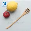 Eco-friendly natural Wooden Hollow Honey Mixing Spoon