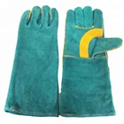 Welding Glove Welding Gloves GLOVEMAN 14 Inch Cowhide Reinforced Palm Heat Resistant Welding Working Glove
