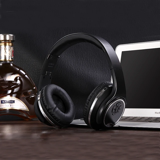 luxury wireless hifi over ear sports headset blue tooth