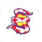 Quality assurance best price fashion design oem iron on clothing decoration woven patch for garment