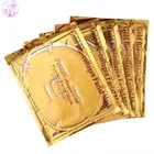 Private Label Nourish Skin 24K Pure Gold Face Mask Female Crystal Collagen Gold Powder Facial Mask Sheet
