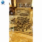 waterjet medallion marble flooring border design