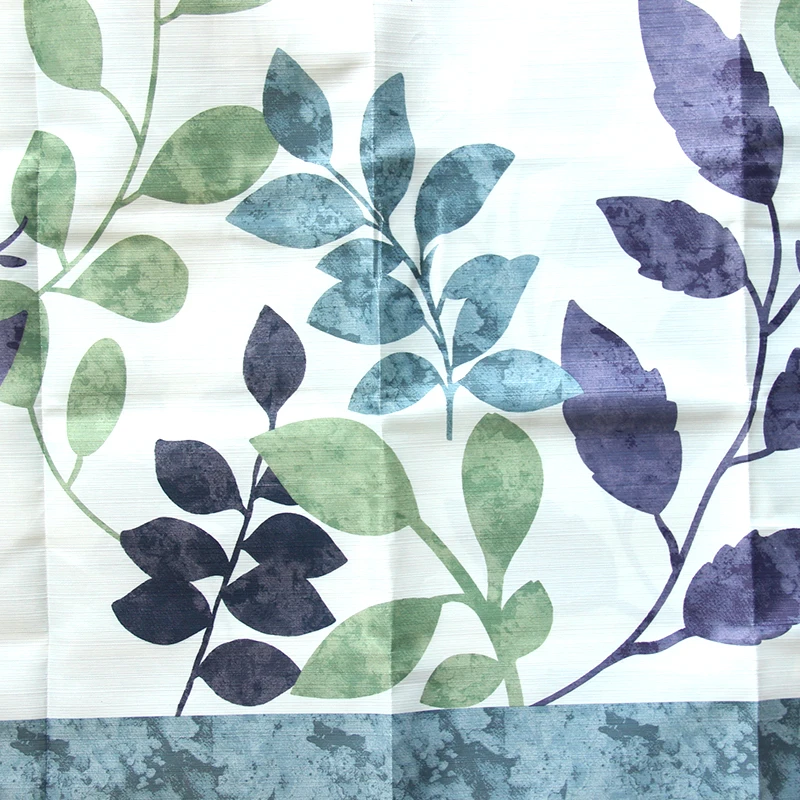 Creative 100% Polyester Beautiful Flower Bamboo Shower Curtains