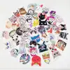 50pcs/lot Anime Cartoon Cats and Dogs Pet PVC Card Stickers For Laptop Sticker Decal Fridge Skateboard