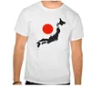 2015 short sleeve O-neck fancy printed Japan flag T-shirt