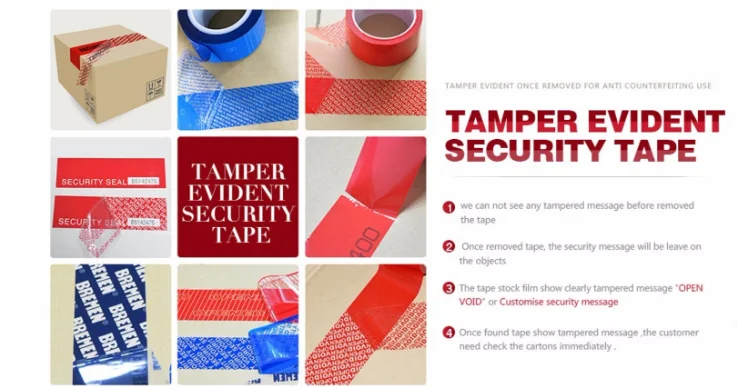 Tamper Proof Security Void Seal Tape Warranty Void Tape