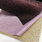 soft TC backing glitter leather fabric for wallpaper and fashion shoes bag making