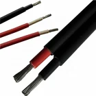 TUV 証明書 1000 ボルト 1500 ボルト 4mm2 6 ミリメートル 10 ミリメートル電源 pvc シース dc pv ケーブルソーラーケーブル
