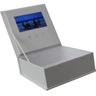 Presentation Marketing Greeting Gift Flower Jewelry Ring Lcd Screen Video Brochure Box