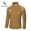 Custom High Quality Solid Color Outdoor Climbing Cardigan Fleece Jacket Men