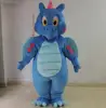 Blue dinosaur costume/dragon mascot for adult