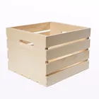 multifunction wood storage crate rack wine box for Home decoration display Craft