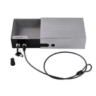 TSA-approved Key Lock Security Portable Vehicle Car Safe Box