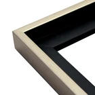 Hot Sell High Quality L Shape Plastic Picture Frame Moulding for Canvas Painting