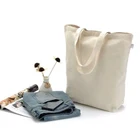 Wholesale promotional reusable eco friendly foldable custom logo 10 oz plain cotton canvas tote bag