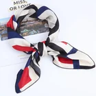 Custom Personalized Woven Digital Print Silk Scarf Custom