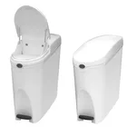 NINESTARS Plastic Foot Pedal Sanitary Bin Sani Waste Female Hygiene Disposal Bin