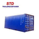 China supplier 20 feet open top shipping container for sale
