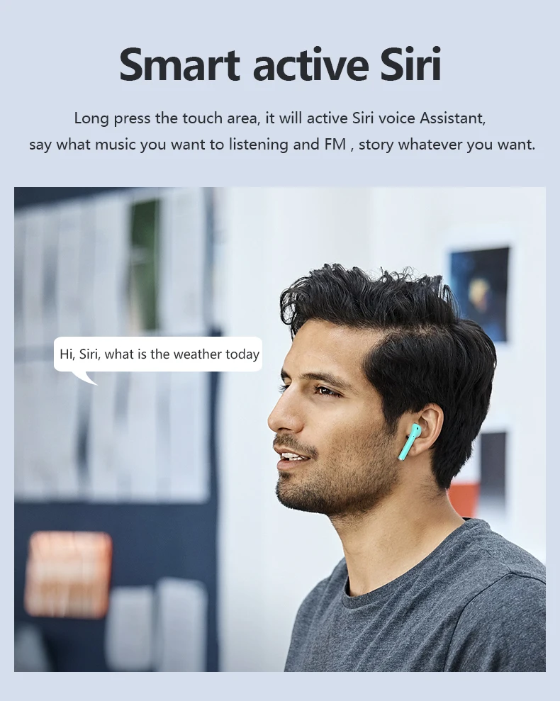 Newest i17 TWS 5.0 Earphone HIFI Super Bass Sound Wireless Earbuds Touch Earphones For phone - ANKUX.COM