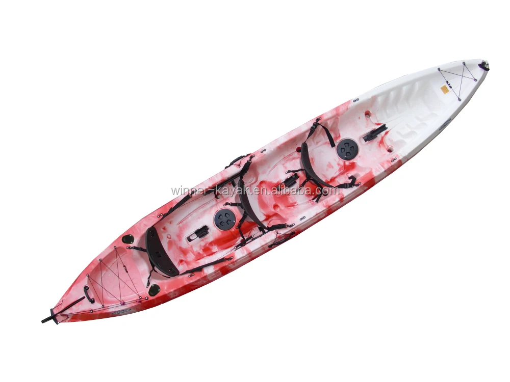 3 Seat Kayak Sit On Top Fishing Kayak-with Big Capacity - Buy 3 Seat