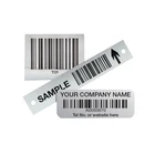 Custom Transparent Ceramic Aluminium Barcode Label
