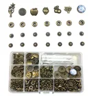 Yiwu Wholesale Bag Hardware Metal Bag Snap Button With Plastic Box