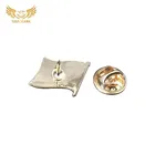 Promotion Die Casting Special Agent Badge With Carabiner