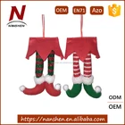 New felt elf foot hanging tree xmas decoration