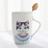 Zogifts Creative Ceramic Milk Cup Mark Cup/lovely Cartoon Milk Ceramic Cup Mug/cute Water Mug Milk Ceramic Tea Mug Cup