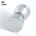 Zinc Alloy Silver Glass Shower Door Hardware Pull Handle