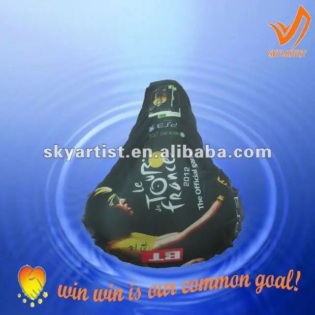antidirt and waterproof bike saddle cover for advertising
