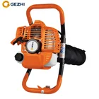 2 stroke 52cc gas powered earth auger high performance