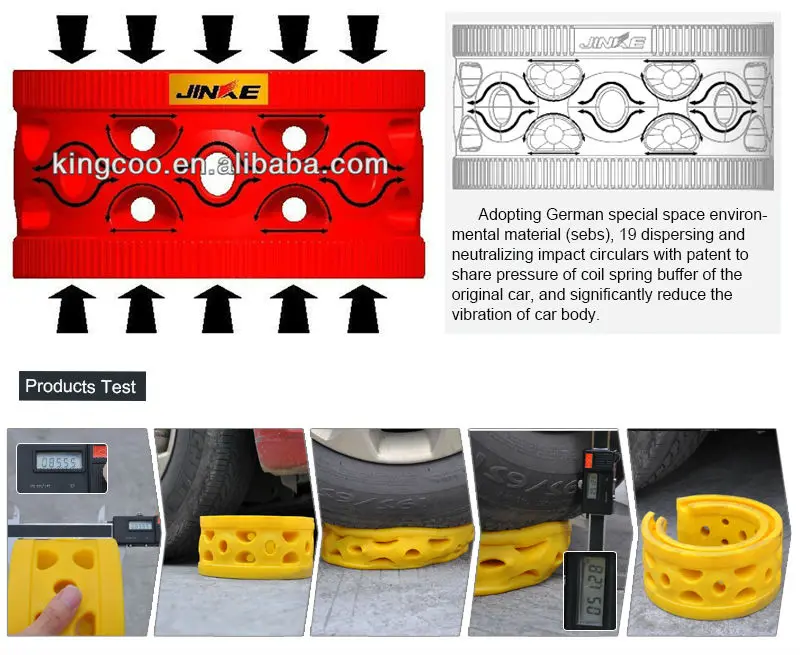 hot selling car rubber coil spring boosters mat accessories