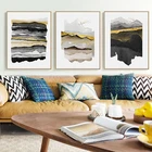 Modern Abstract Mountain Landscape Prints Art Canvas Wall Painting