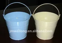 decorative mini bucket flower planter colorful holiday gift