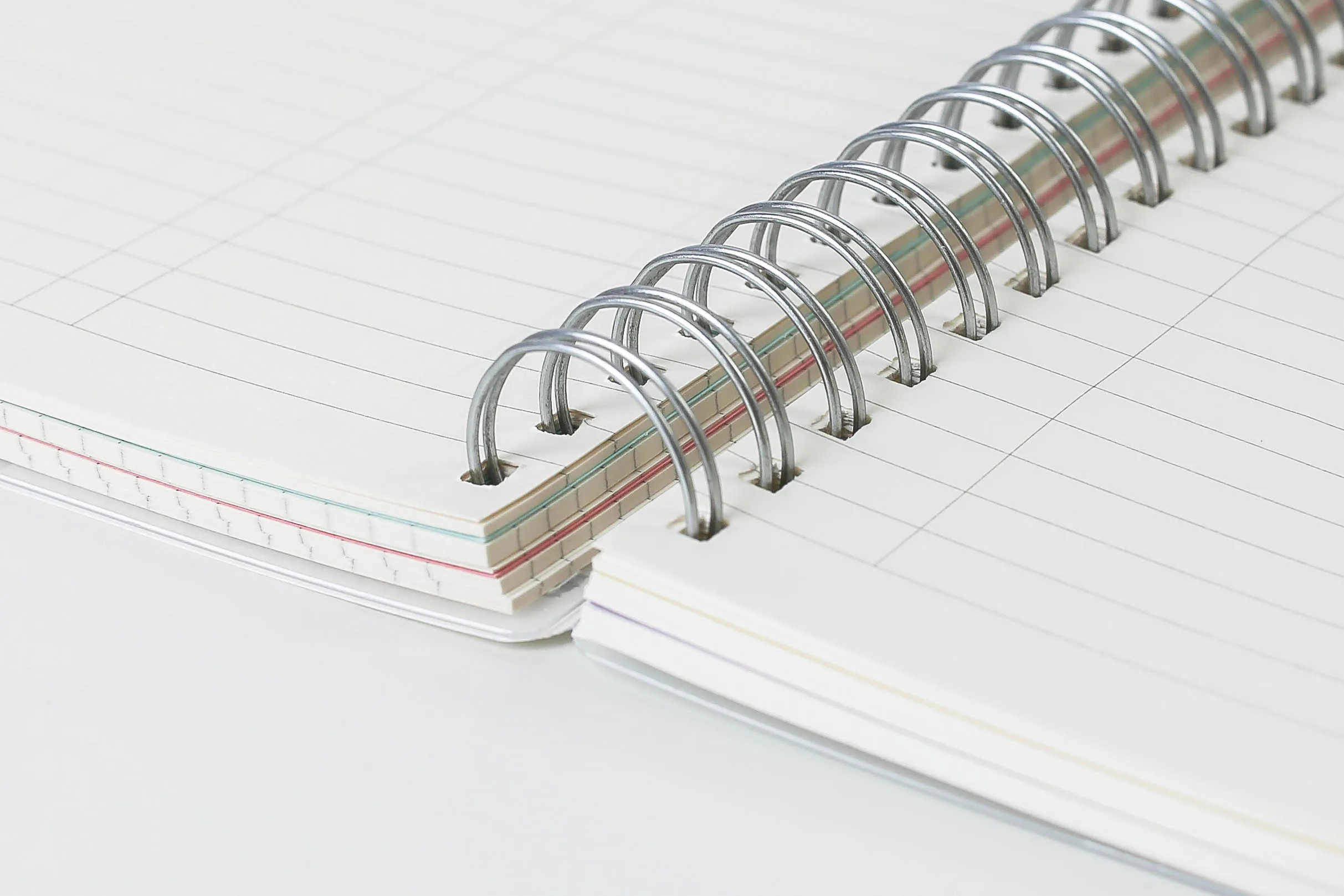 new design a5 pp cover double spiral notebook with colored index