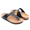 Wholesale ladies Slippers, Cork sole leather sandals for women
