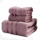 Wholesale hot sale luxury home textile woven sets bamboo towel turkey