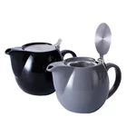 Hot sale china supplier large size hotel used arabic ceramic tea pot set with infuser