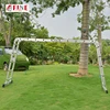 Folding step ladder portable outdoor design home multifunctional aluminum ladder with handrail stable safety