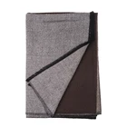 Yiwu Wholesale Blank Wool Silk Blend Shawl Two Side Twill Scarf