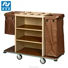 hotel maid carts, hotel housekeeping cart, hotel laundry cart