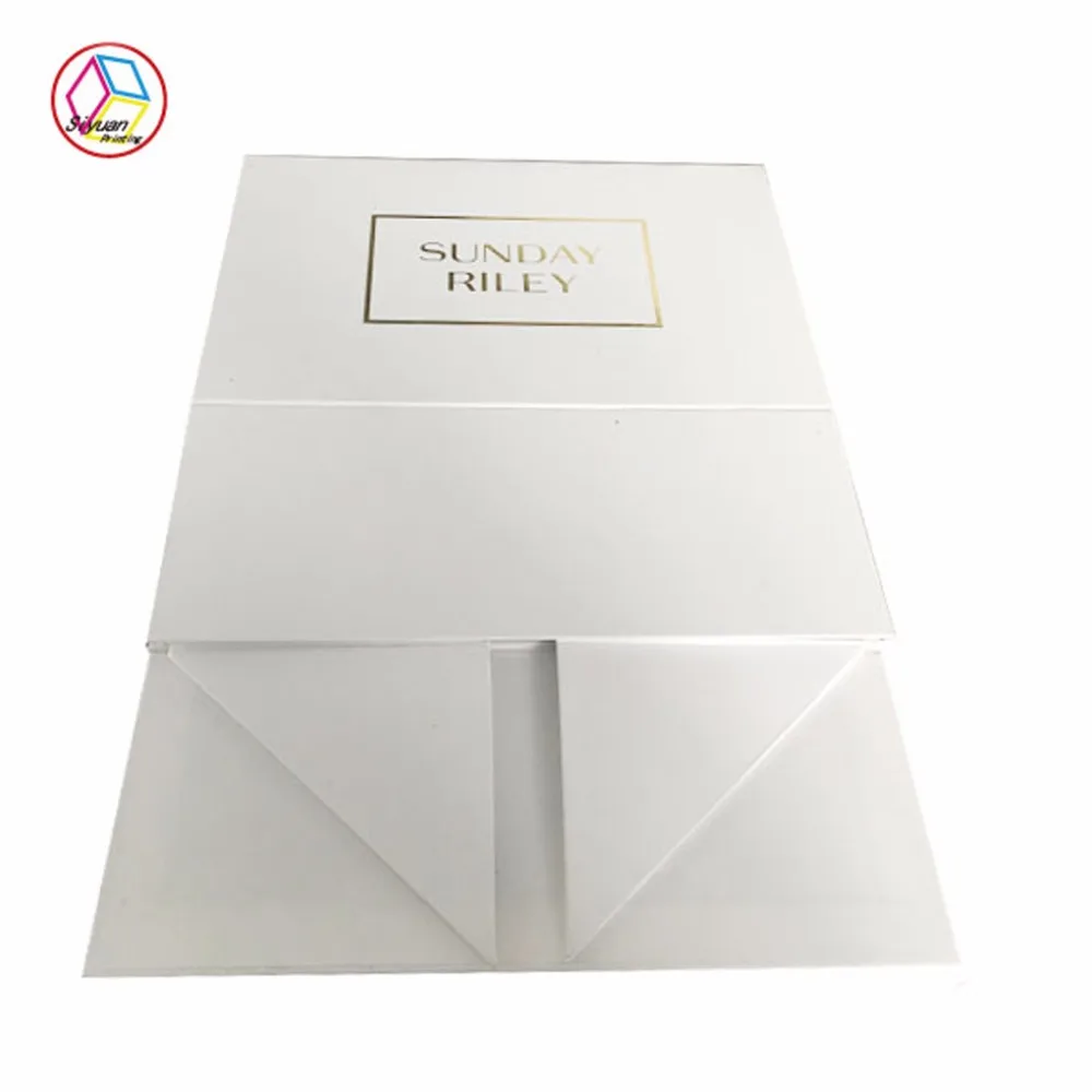custom luxury rigid foldable gift box